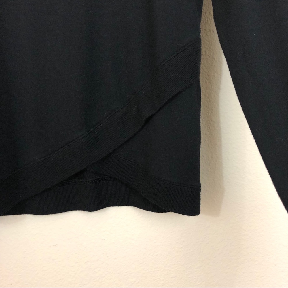 Athleta Black Long-Sleeve Crewneck Sweatshirt - Picture 3 of 6